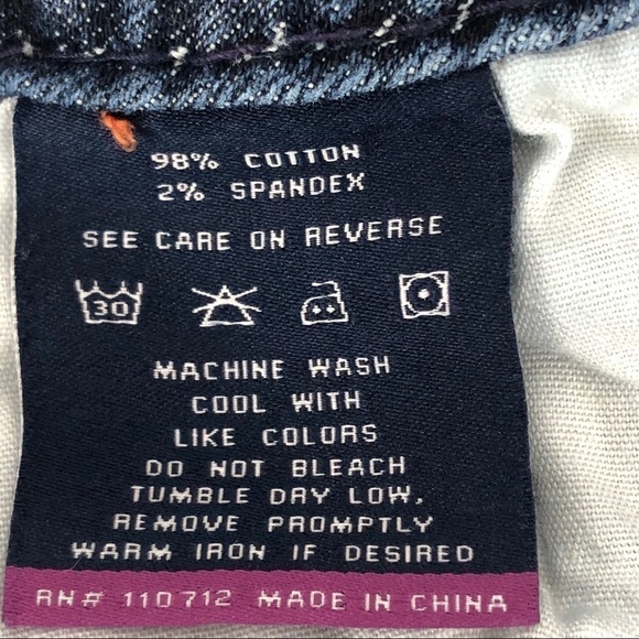 VIGOSS Women’s Blue Jeans Sz 7/8 Tomboy Distressed Ripped/Torn - Picture 8 of 8